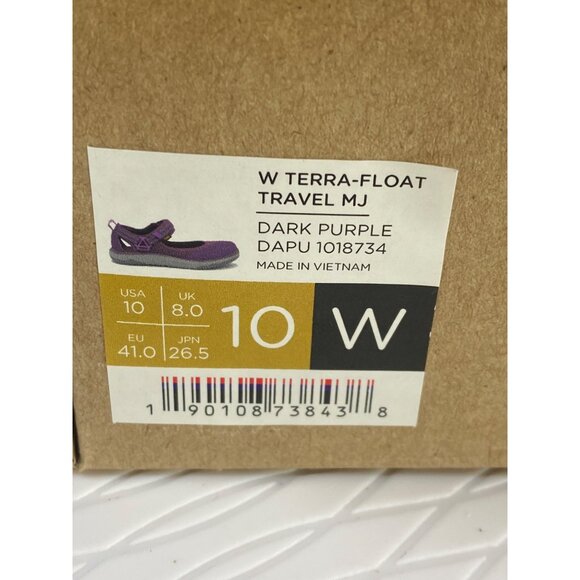 NEW Teva Terra-Float Leather Waterproof Shoes Sneakers Mary Jane W's 10 Purple - Picture 4 of 14